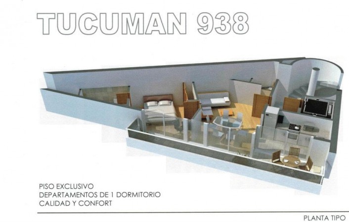 DEPARTAMENTO EN VENTA- Tucuman 938 