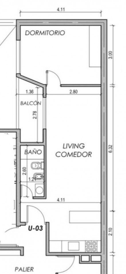 Venta | 1 Dormitorio con balcon | Alvear 543